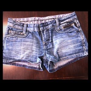 Express REROCK Ltd edition short shorts size 2